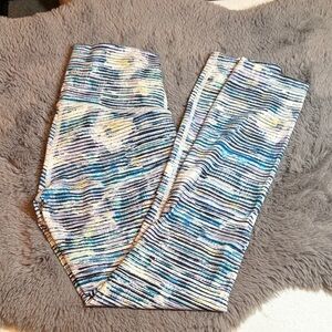 lululemon athletica Multicolor Striped Leggings